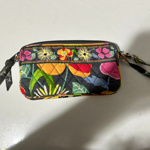 Vera Bradley Wristlet Retired Jazzy Blooms - Picture 1 of 3